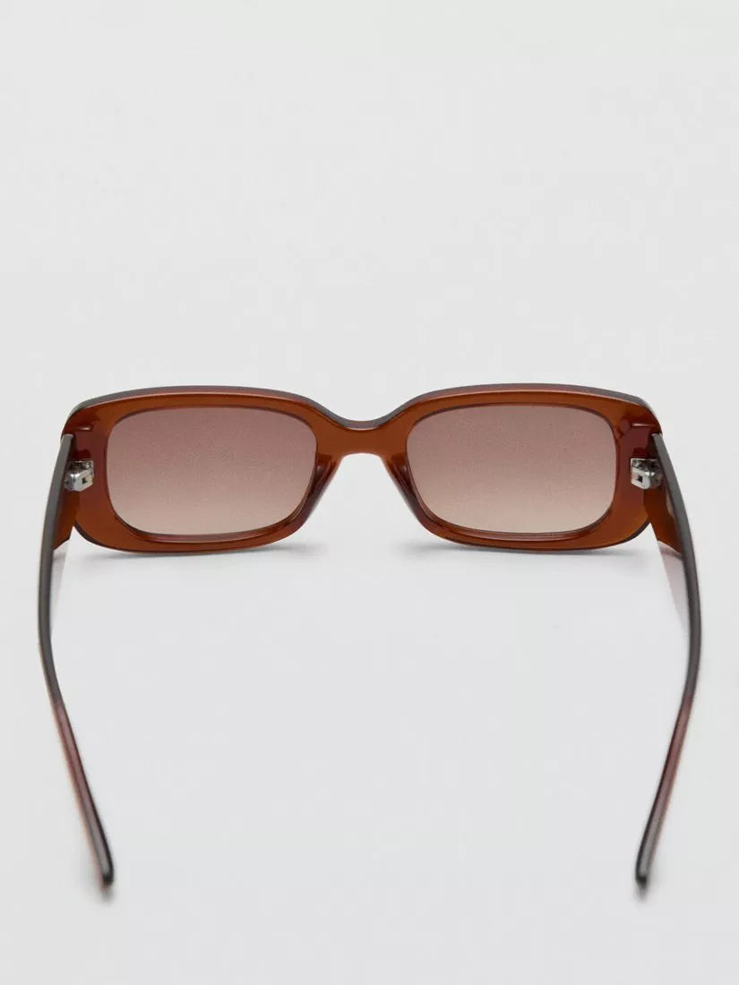 Mango rectangular sunglasses brown (British brand)