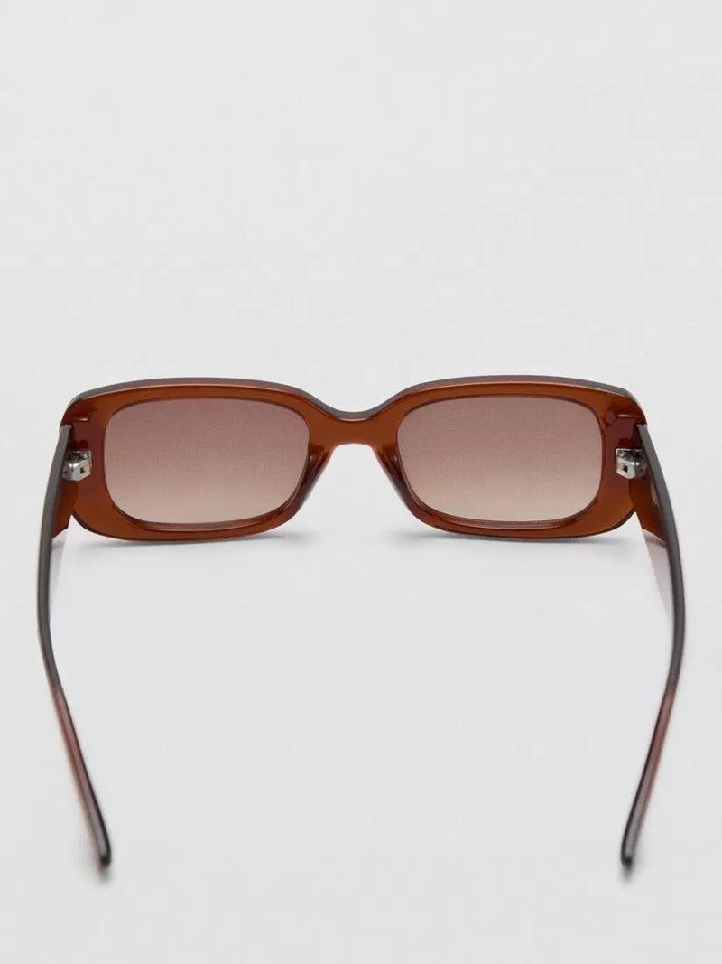 Mango rectangular sunglasses brown (British brand)