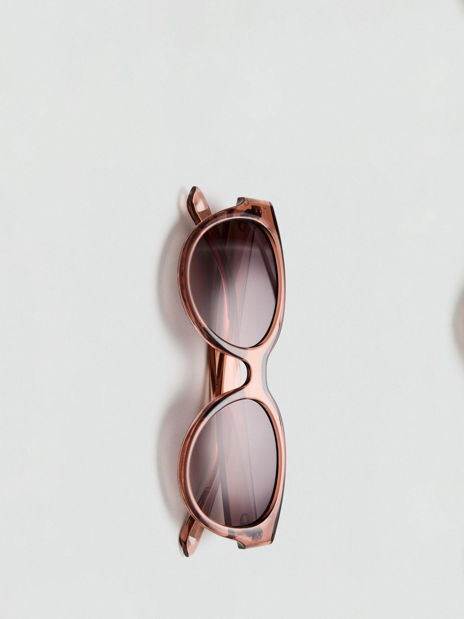 Mango cat's eye sunglasses peach gradient lenses, UK version