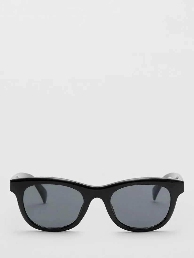 Mango cat's eye sunglasses black polycarbonate frame - British product