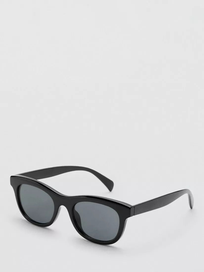 Mango cat's eye sunglasses black polycarbonate frame - British product
