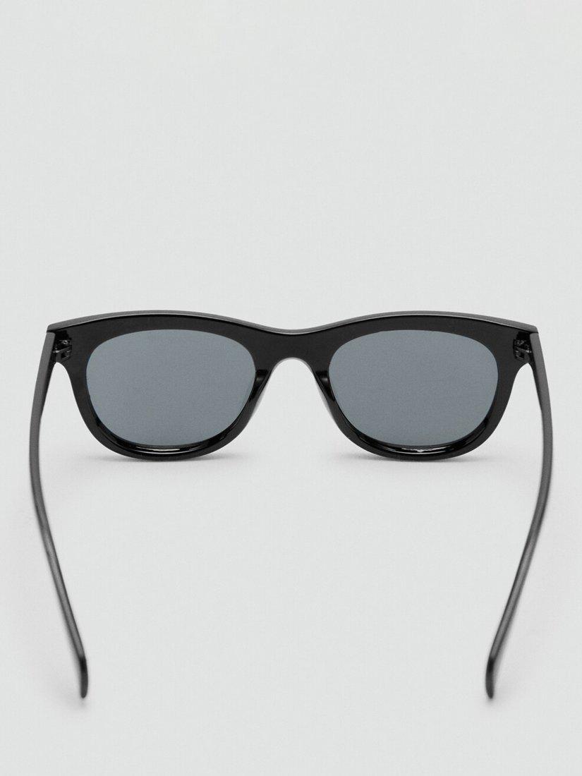 Mango cat's eye sunglasses black polycarbonate frame - British product
