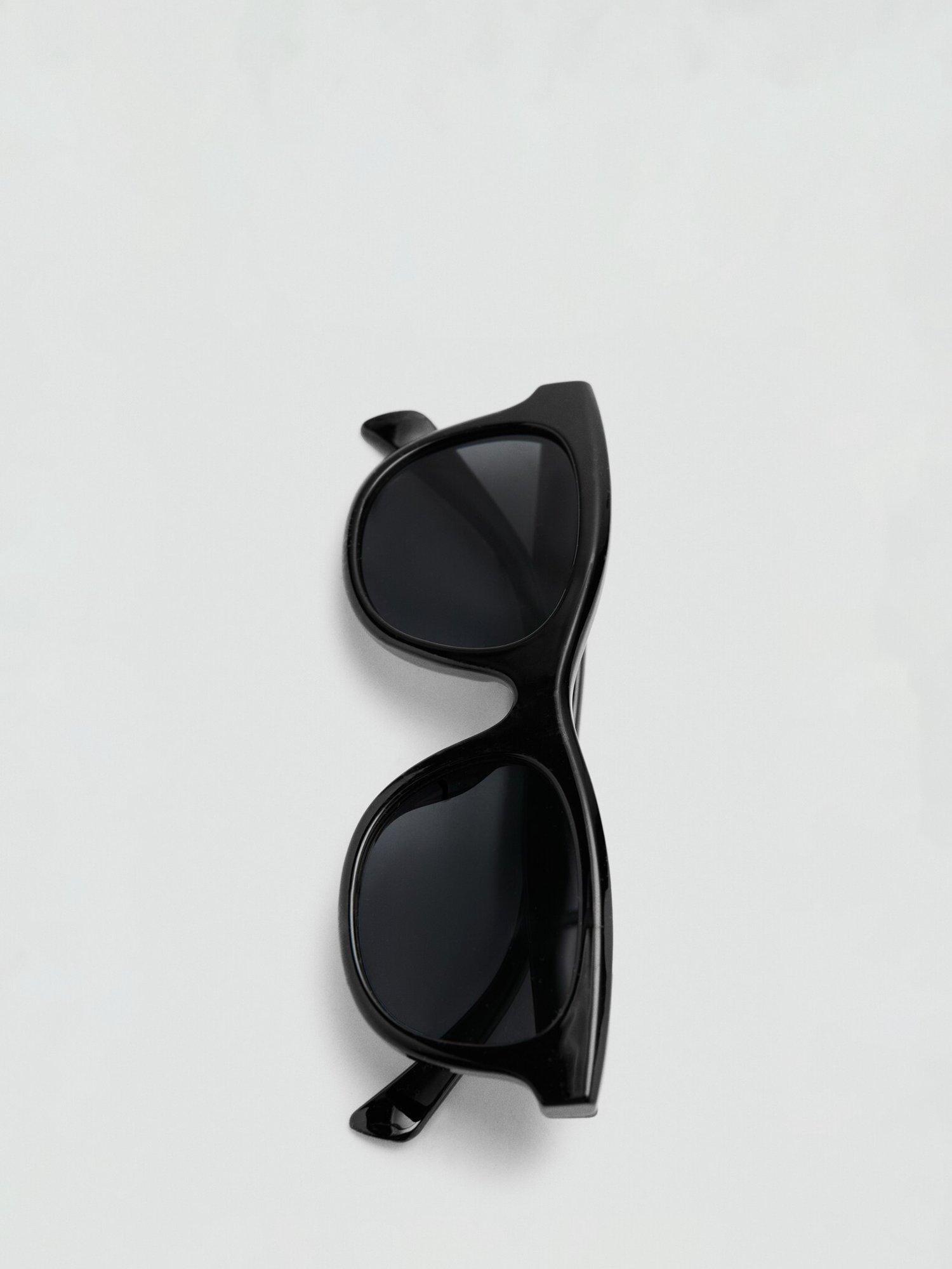 Mango cat's eye sunglasses black polycarbonate frame - British product