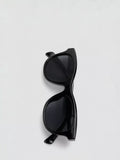 Mango cat's eye sunglasses black polycarbonate frame - British product