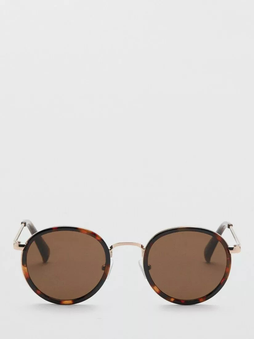 Mango round sunglasses chocolate (British brand)