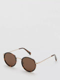 Mango round sunglasses chocolate (British brand)