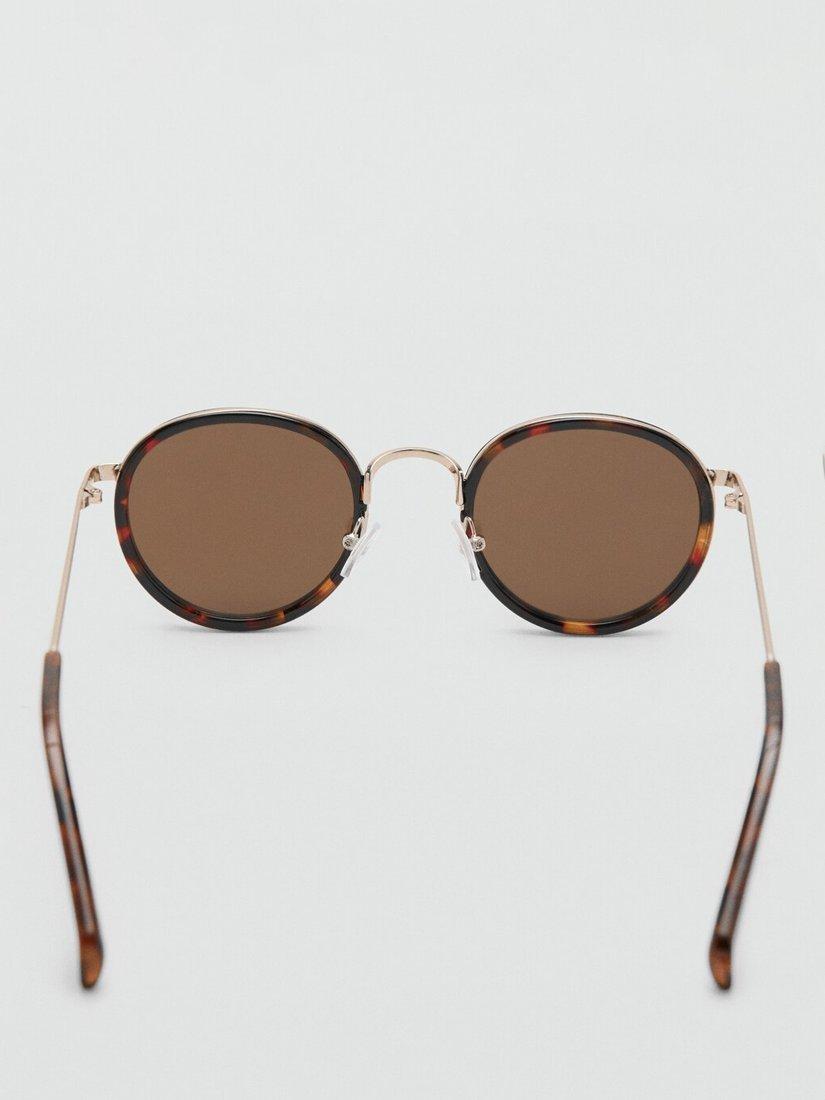 Mango round sunglasses chocolate (British brand)