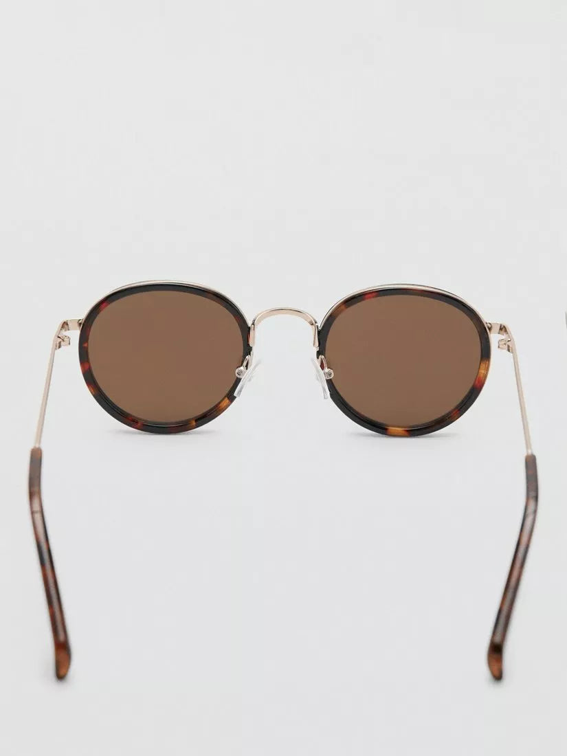 Mango round sunglasses chocolate (British brand)