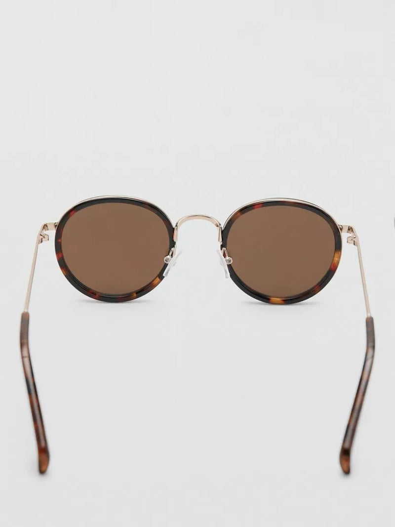 Mango round sunglasses chocolate (British brand)