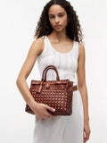Tommy Hilfiger American Icon brown leather tote bag - British product