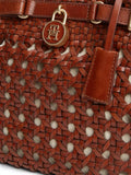 Tommy Hilfiger American Icon brown leather tote bag - British product
