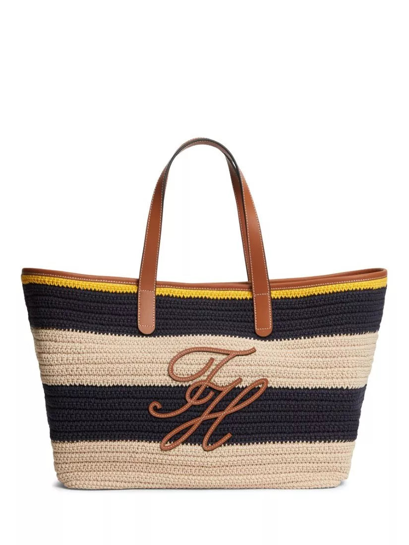 Tommy Hilfiger nautical striped tote bag multi, UK version