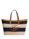 Tommy Hilfiger nautical striped tote bag multi, UK version