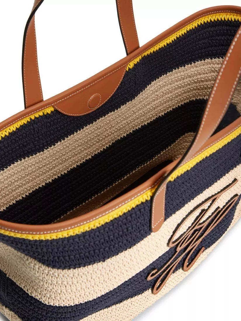 Tommy Hilfiger nautical striped tote bag multi, UK version