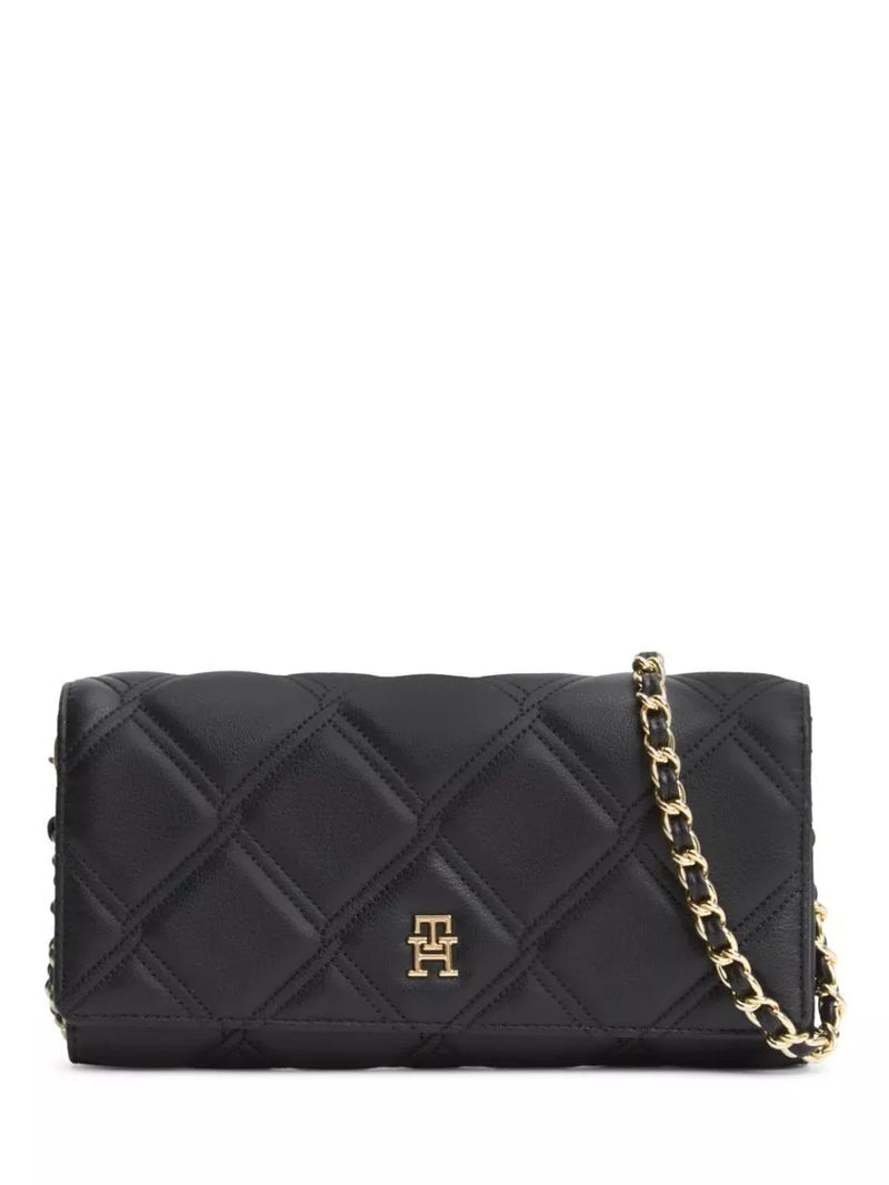 Tommy Hilfiger Quilted Wallet, Black