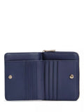 Tommy Hilfiger navy monogram jacquard zip-around purse (British brand)