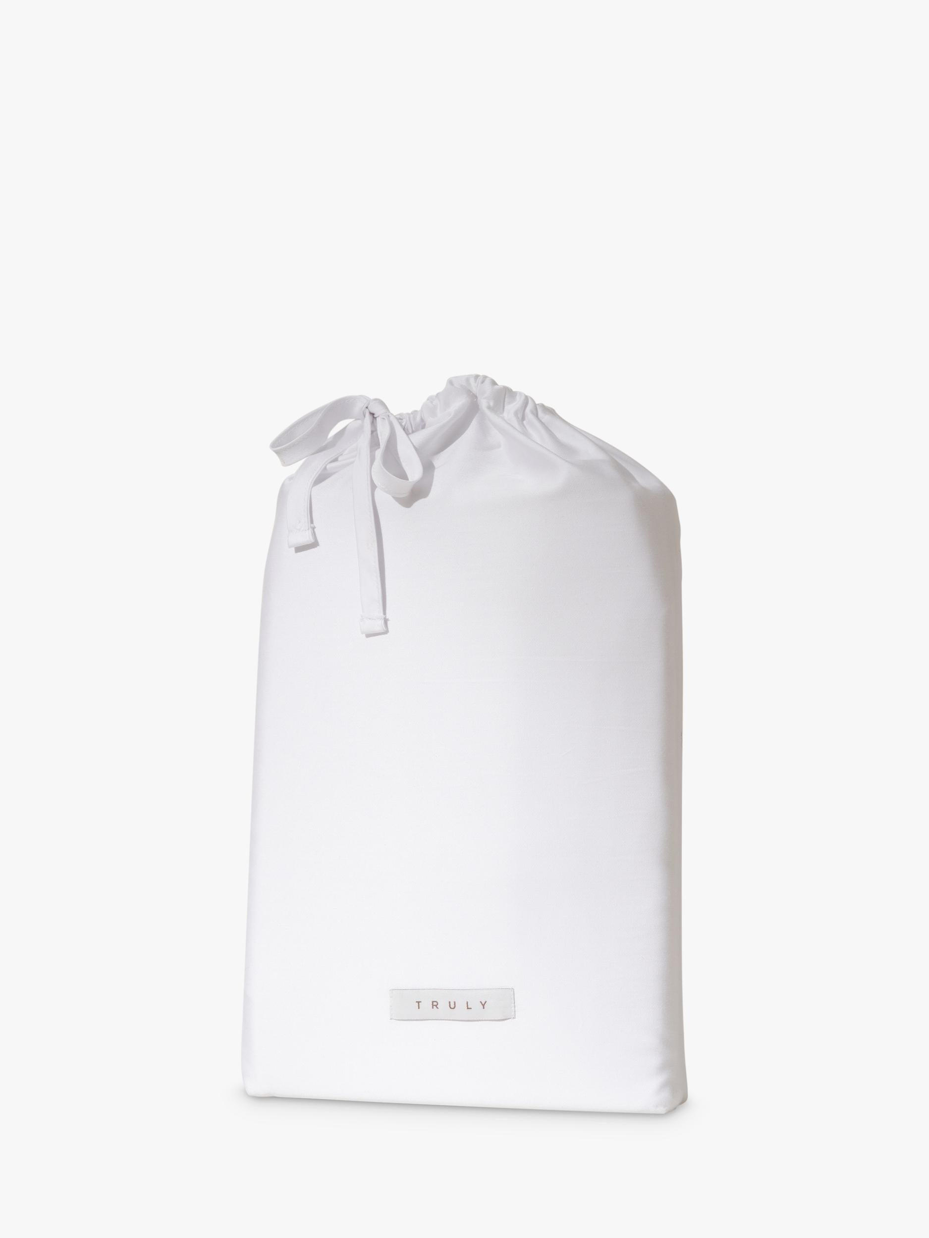 Truly bamboo duvet cover set white double, imported from the UK