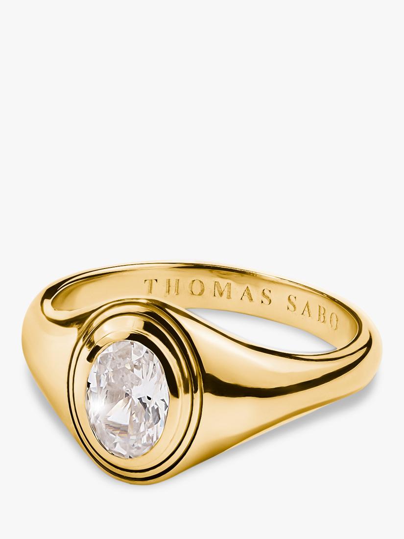 THOMAS SABO Bold Elegance Zirconia Ring Gold (British brand)