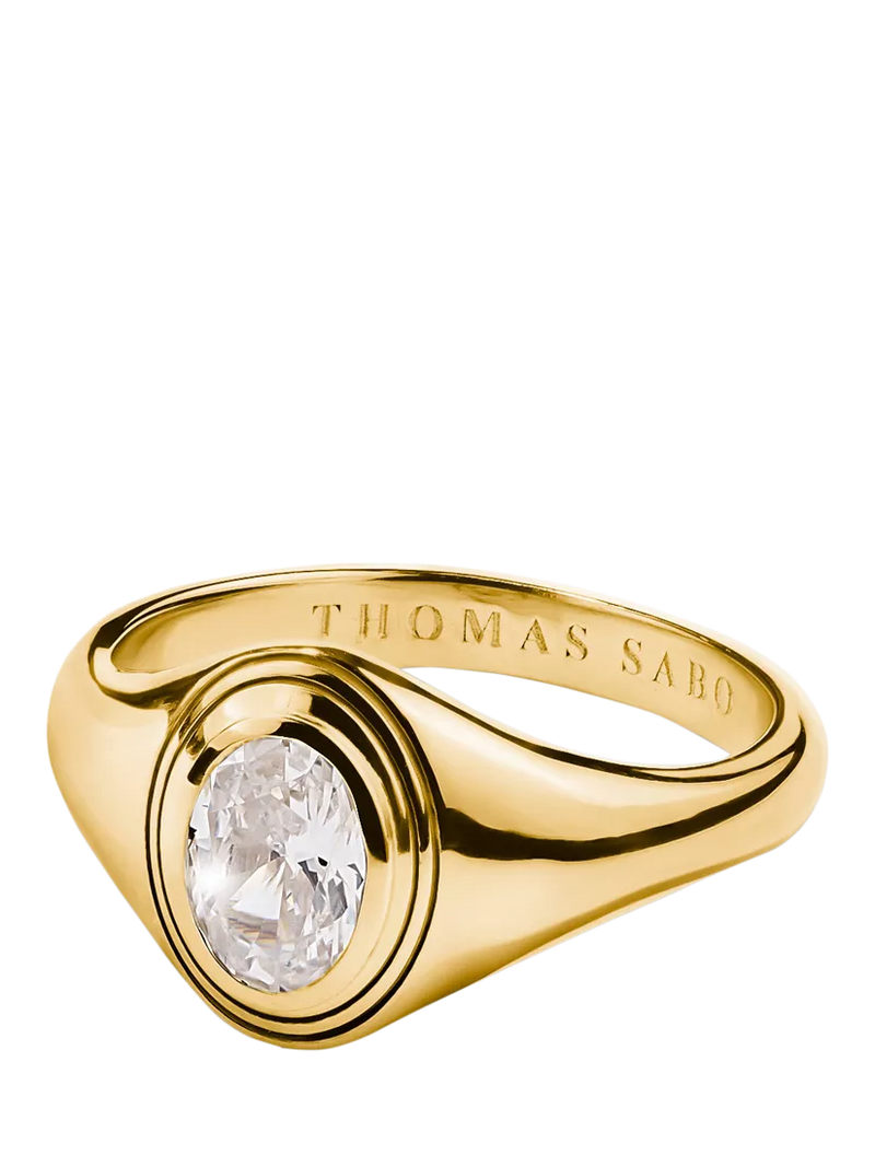 THOMAS SABO Bold Elegance Zirconia Ring Gold (British brand)
