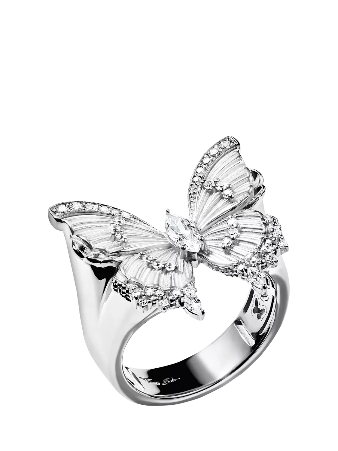 THOMAS SABO Butterfly Paradise cocktail ring in silver (British brand)