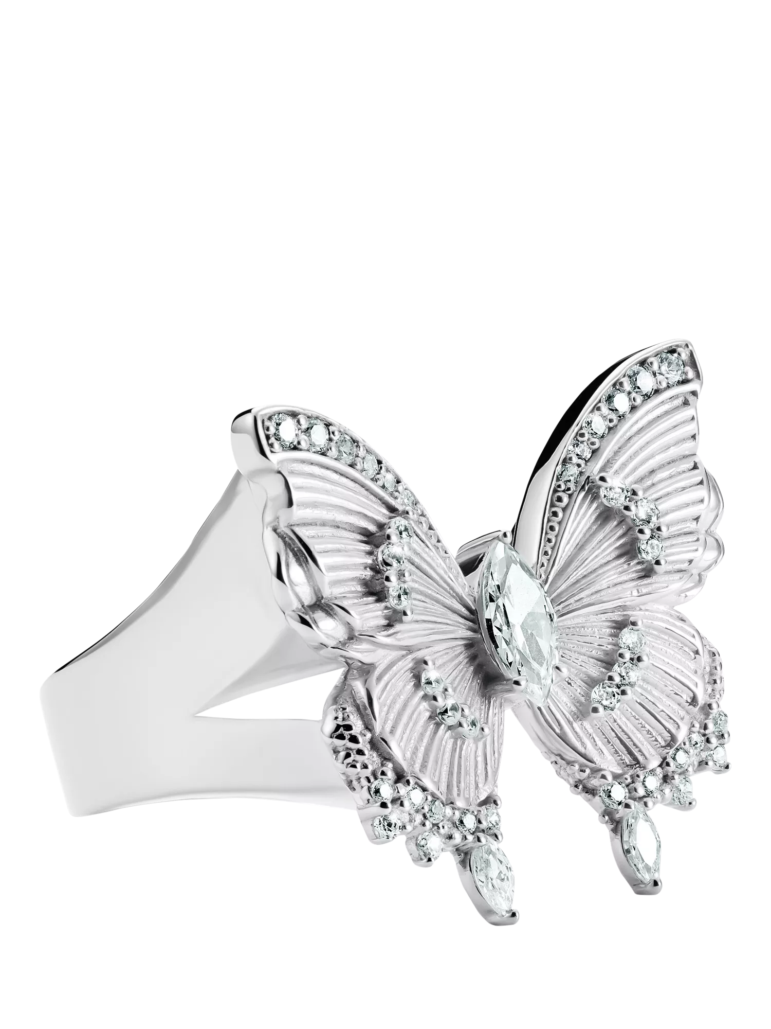 THOMAS SABO Butterfly Paradise cocktail ring in silver (British brand)