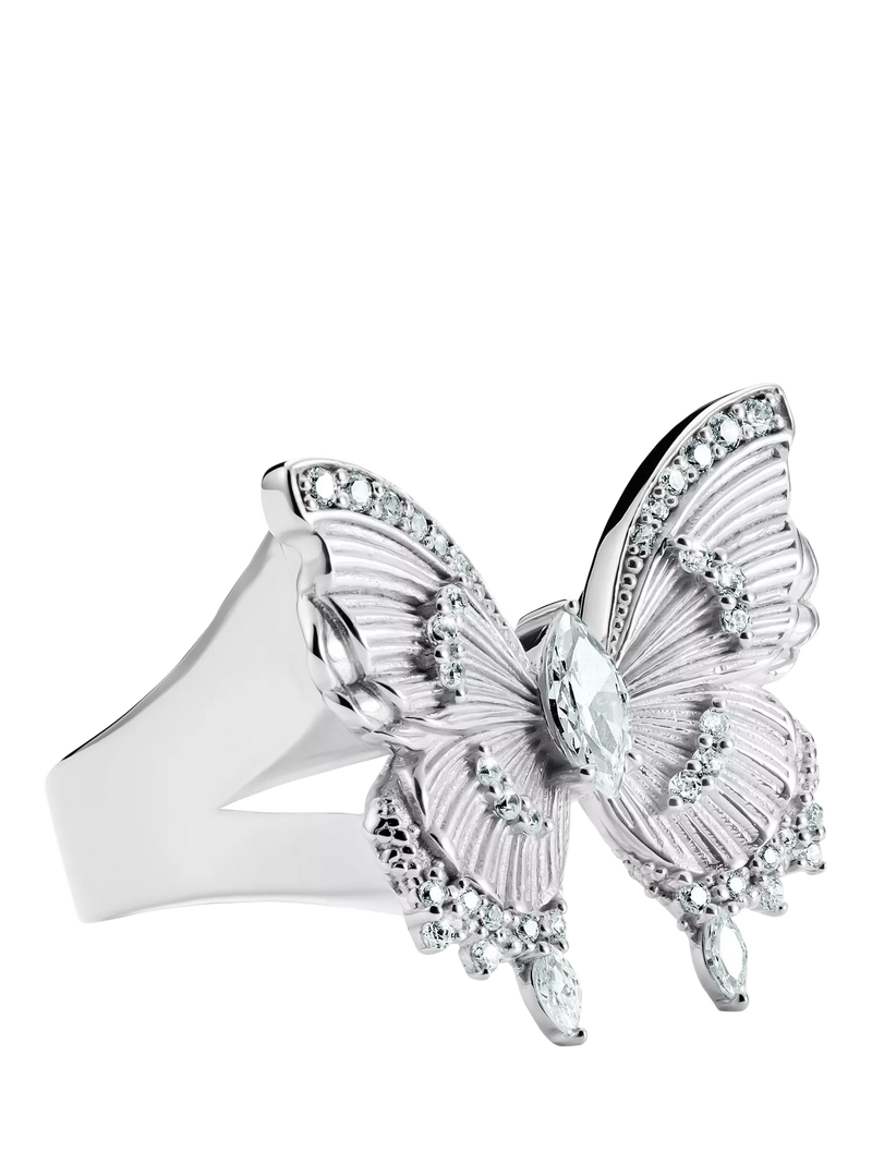 THOMAS SABO Butterfly Paradise cocktail ring in silver (British brand)
