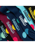 OddBalls cotton blend polka dot socks pack of 7, imported from the UK