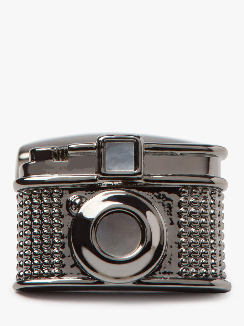 Simon Carter camera cufflinks gunmetal 12x17mm, imported from the UK