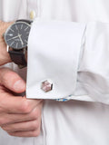 Simon Carter hexagon pink cufflinks - British product