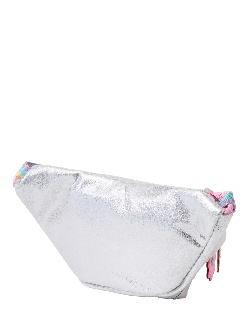 Angels by Accessorize kids metallic belt bag silver - British product