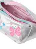Angels by Accessorize kids metallic belt bag silver - British product