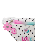 Angels by Accessorize white spot print kids belt bag (British brand)