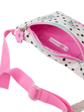 Angels by Accessorize white spot print kids belt bag (British brand)