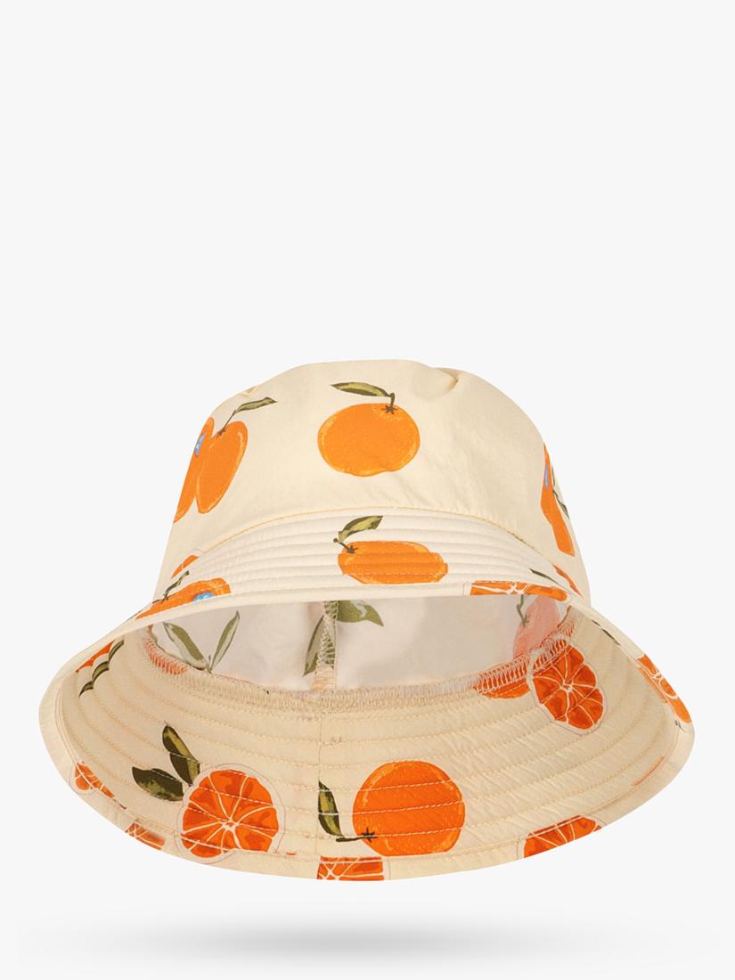 Konges Sløjd kids bucket hat orange print imported from the UK