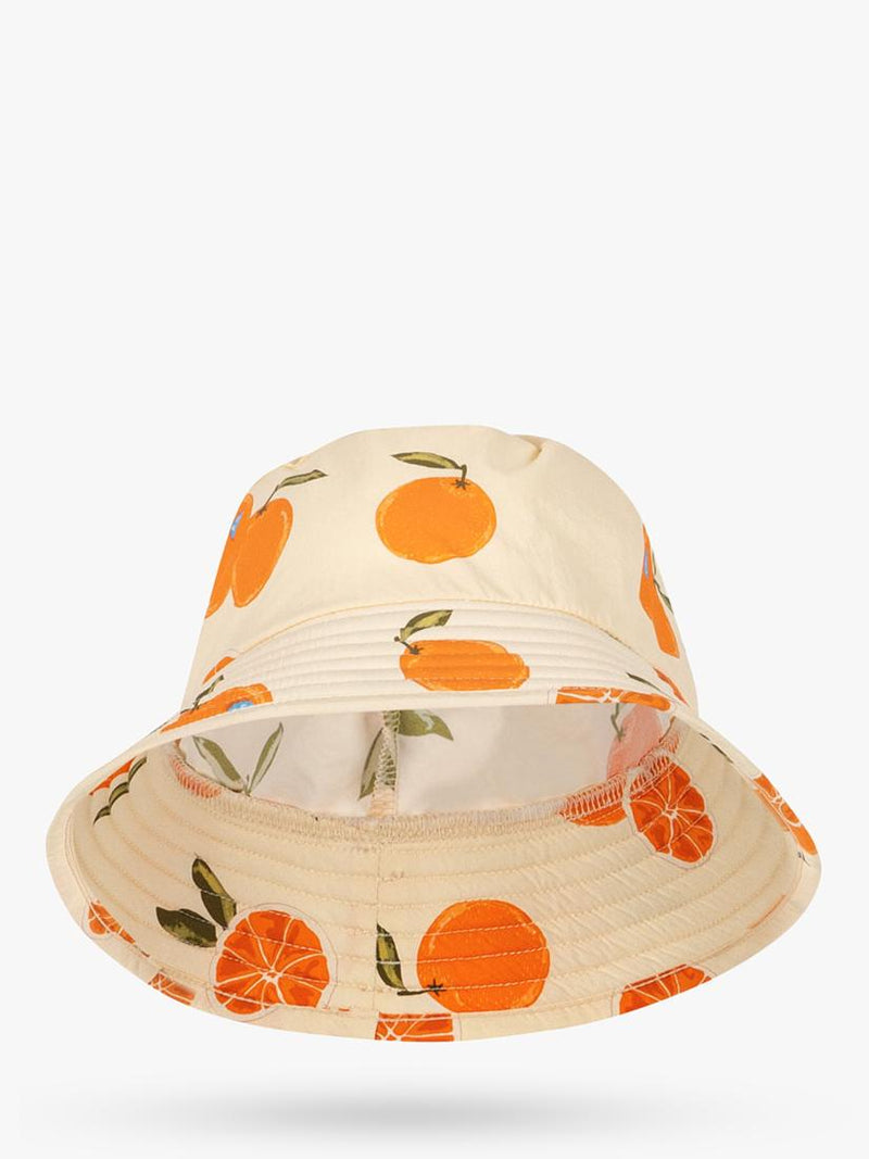 Konges Sløjd kids bucket hat orange print imported from the UK