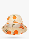 Konges Sløjd kids bucket hat orange print imported from the UK