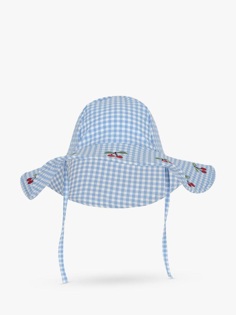 Konges Sløjd Soline seersucker swim hat - British product