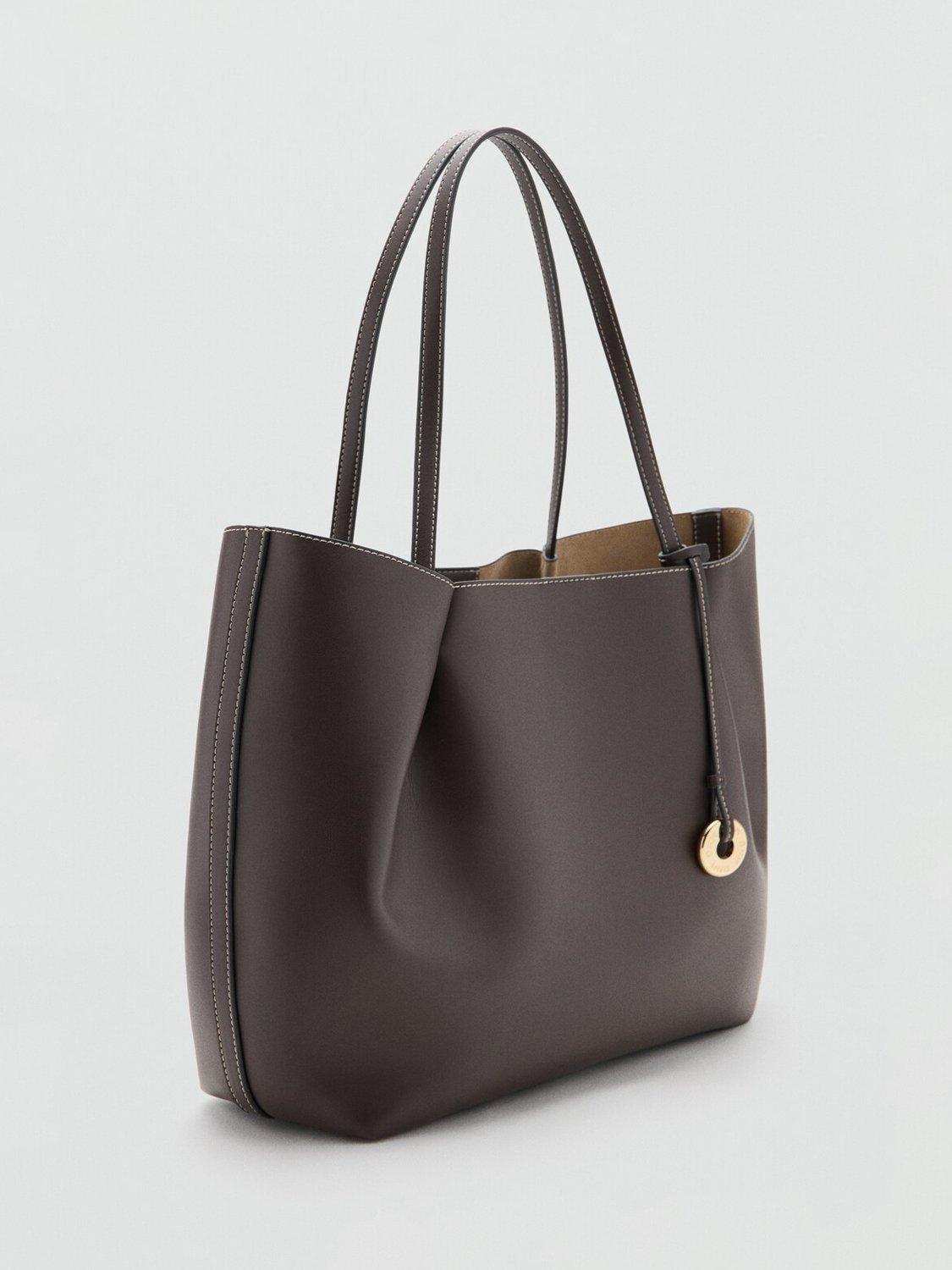Mango slouchy tote bag, UK version