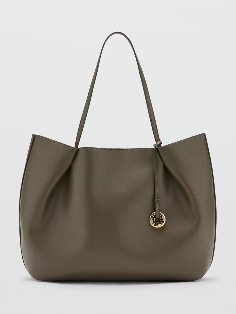 Mango Slouchy Tote Bag