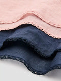 Mango plain navy scarf pack of two 25cm - British product