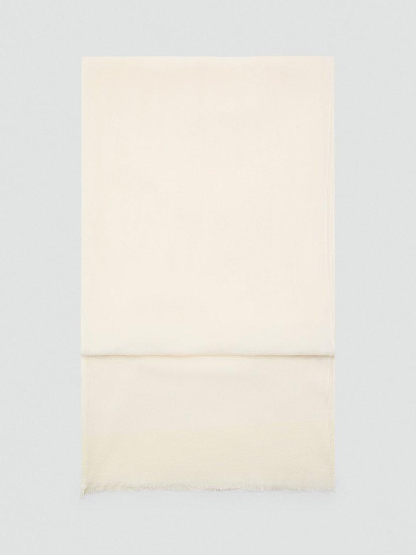 Mango scarf fringed edge viscose 90cm, imported from the UK