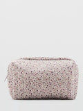 Mango make up bag off white floral travel size, imported from the UK