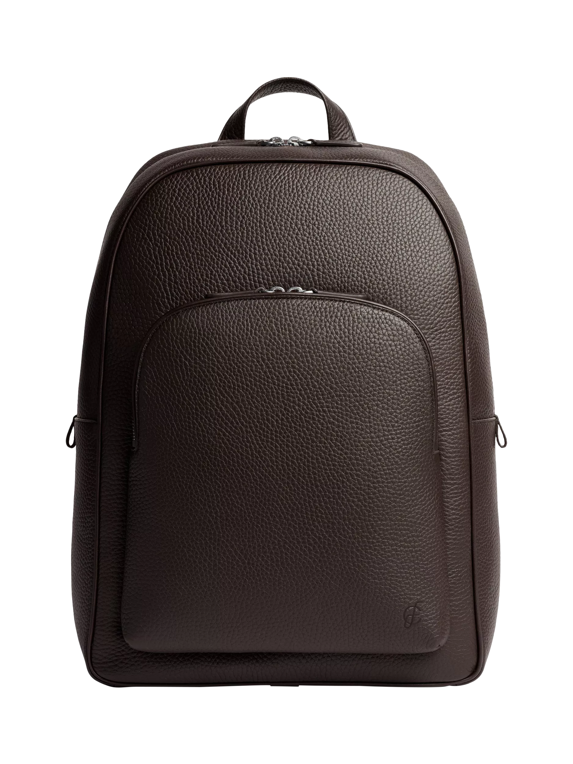 Carl Friedrik Ayrton Leather Backpack, Chocolate