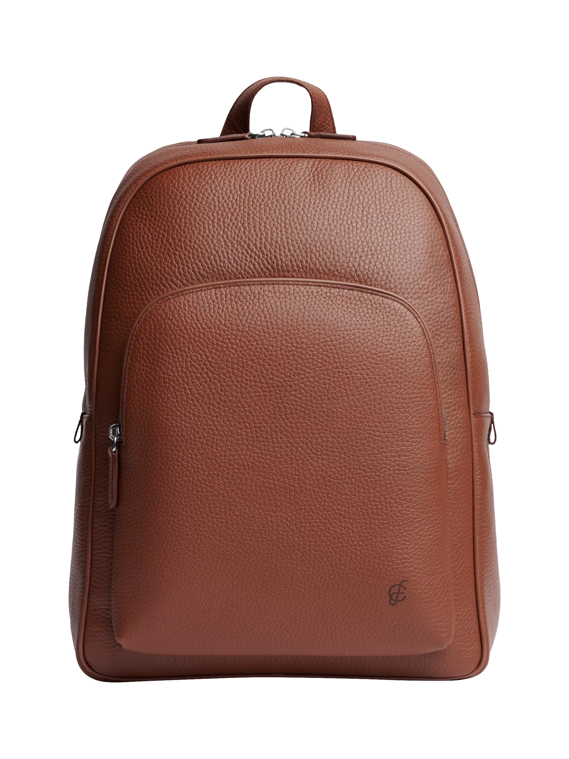 Carl Friedrik Ayrton Leather Backpack, Chestnut