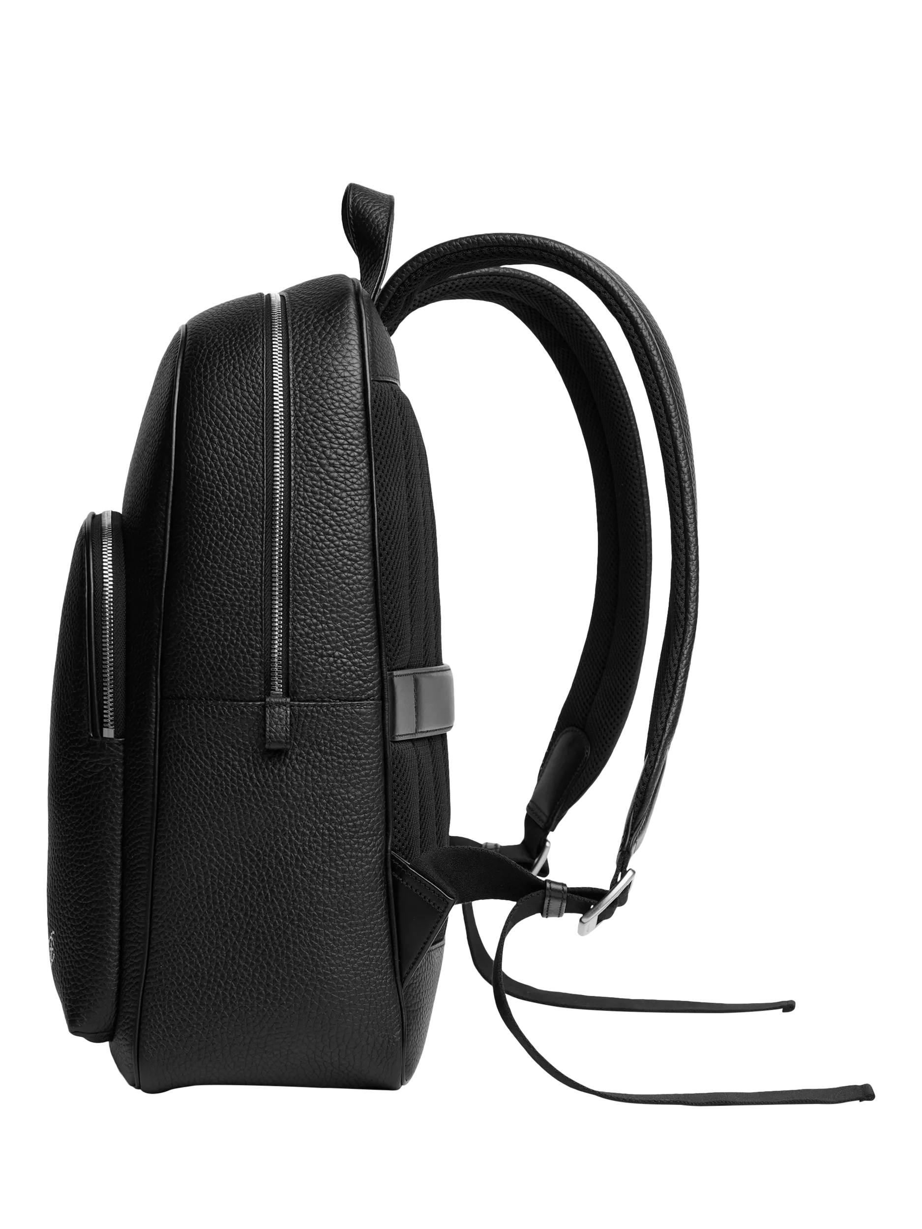 Carl Friedrik Ayrton leather backpack with 16 inch laptop slot - British product
