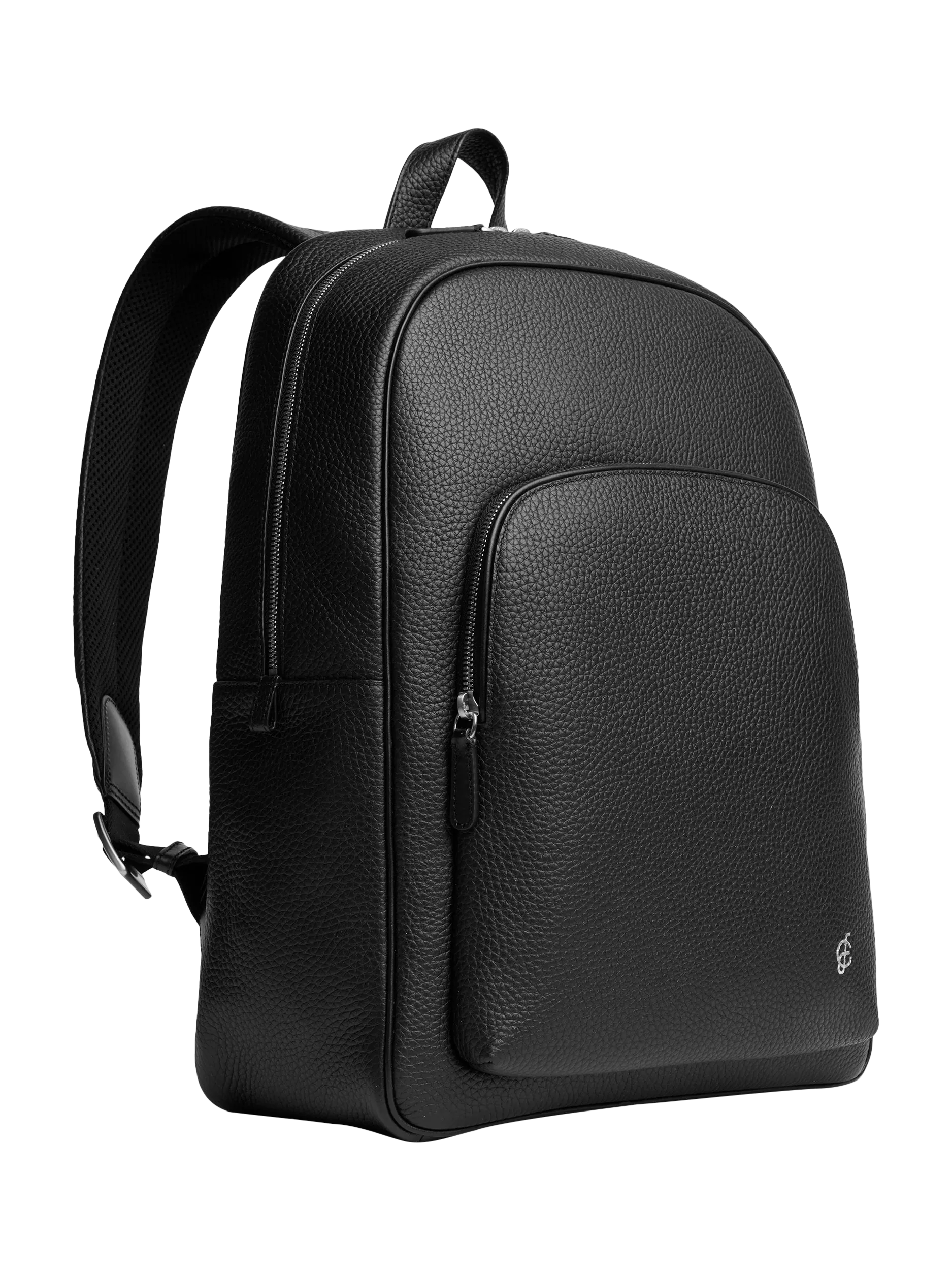Carl Friedrik Ayrton leather backpack with 16 inch laptop slot - British product
