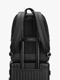 Carl Friedrik Ayrton leather backpack with 16 inch laptop slot - British product