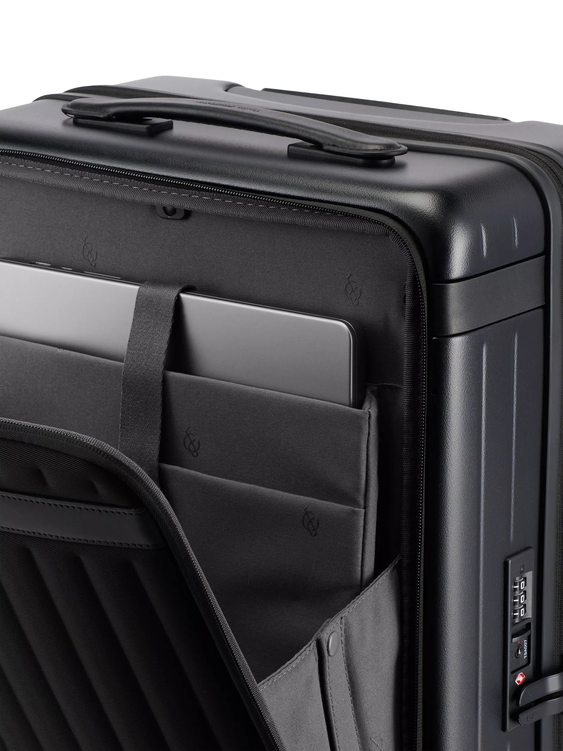 Carl Friedrik Core Carry-On X cabin suitcase 42.5L black, imported from the UK