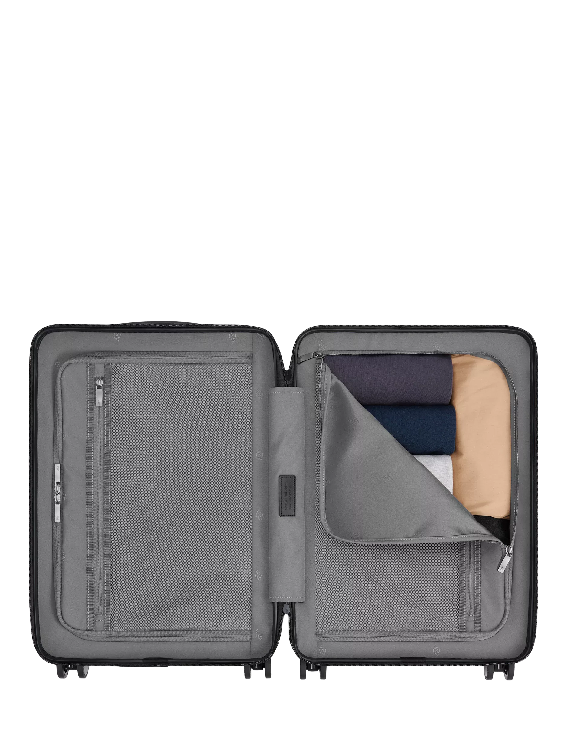Carl Friedrik Core Carry-On X cabin suitcase 42.5L black, imported from the UK