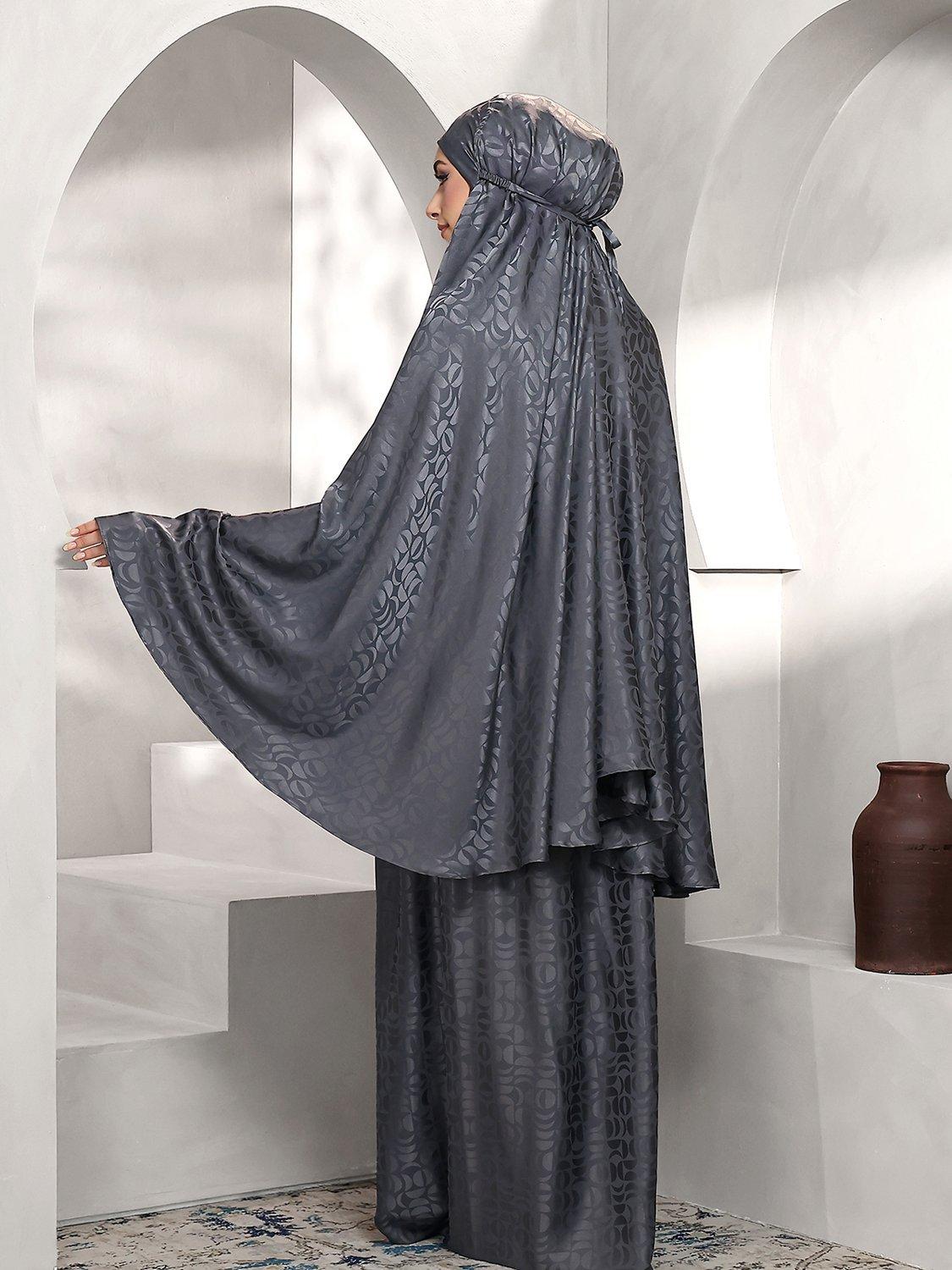 Bokitta premium prayer set jacquard scarf and skirt, UK version
